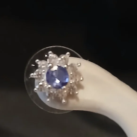 Tanzanite earrings - Picture 5 of 6